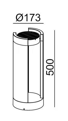 Наземный светильник Oasis Light W61849-500