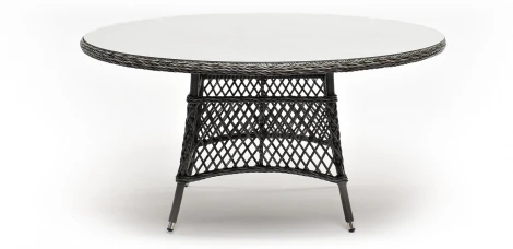 "Эспрессо" плетеный круглый стол, диаметр 150 см, цвет графит 4SIS арт.УТ-00005267