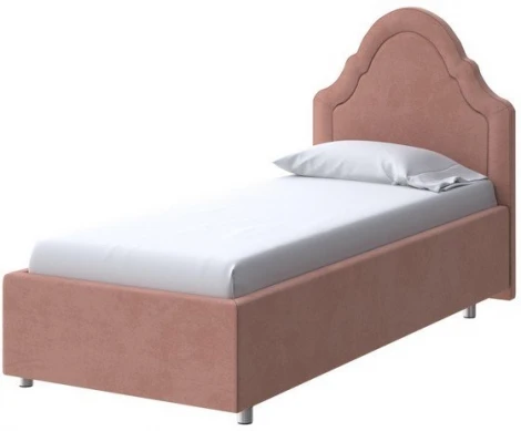 PROxSON Кровать Эльза (Ткань: Велюр Ultra Амаретто) 80x190