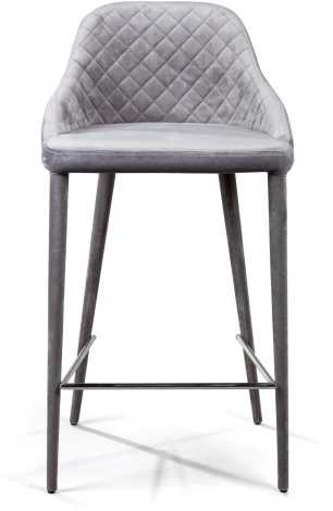 Стул полубарный Douglas, бархат серый Top Concept DOUGLAS 2000000000282
