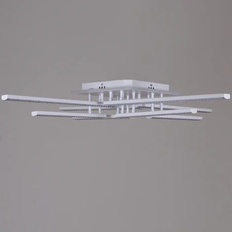 Потолочная люстра RGB светодиодная на штанге с пультом Reluce 77138-0.3-4+4 (220V)