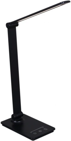Офисная настольная лампа светодиодная Reluce 02088-0.7-01T BK (USB) (220V, выключатель)