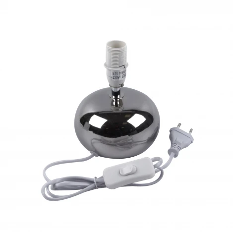 Настольная лампа Серебристый/Белый Uniel UML-B307 E14 SILVER/WHITE