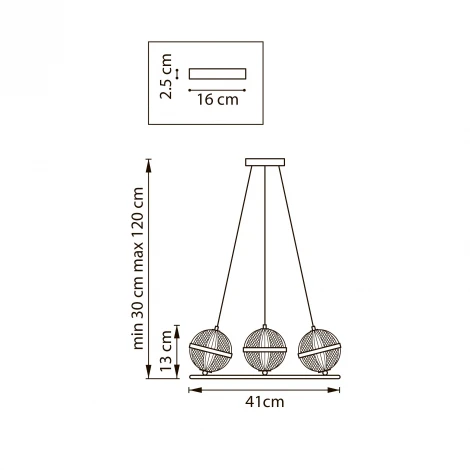 Подвесной светильник Lightstar Acrile G9 737033