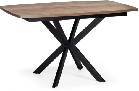 Стол Woodville Палу дуб галифакс табак / черный 551074