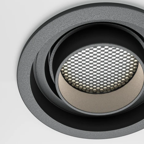 Встраиваемый светильник Maytoni Atom DL113-GU10-01-RD-B