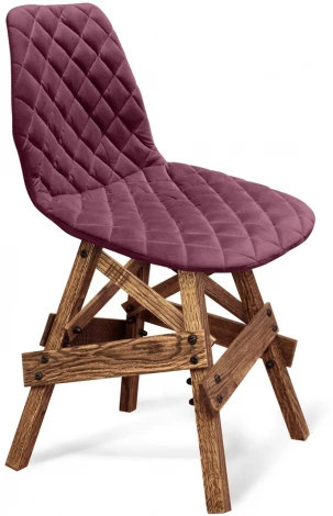 Стул SHT-ST29-C12/S71 ежевичное вино/чер/дуб брашированный кор от фабрики Sheffilton