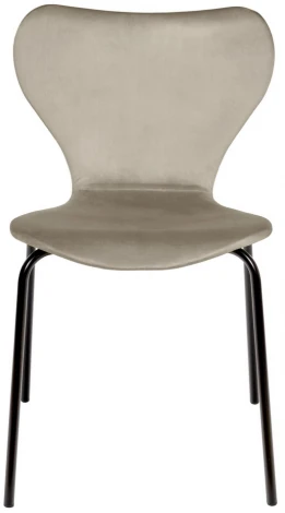 Стул Seven латте велюр с чёрными ножками Bradex Home RF 0253