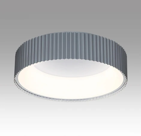 Потолочный светильник круглый Sonex Sharmel 7713/56L металл/акрил/белый/серый LED 56Вт 3000-6500К D460 IP20 пульт ДУ (220V, круглые)