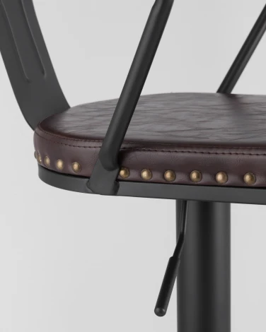 Стул барный Stool Group TOLIX ARMS SOFT черный матовый УТ000001296