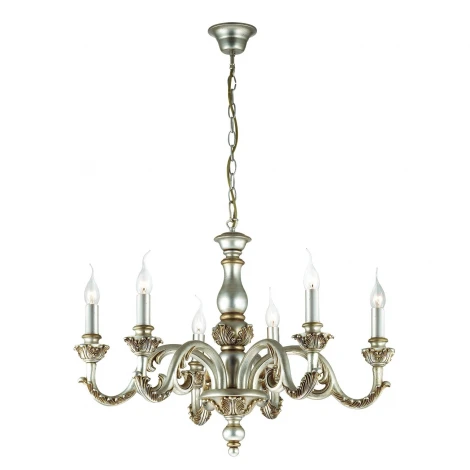 Подвесная люстра Ideal Lux Giglio SP6 ARGENTO