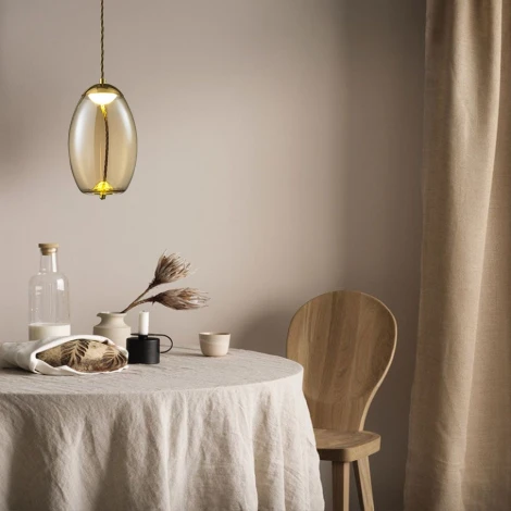 Подвесной светильник Lumien Hall Avila LH4110/1PA-GD-AM