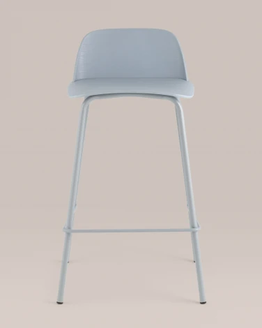 Стул полубарный Mist серо-голубой 4 шт Stool Group арт.УТ000038442