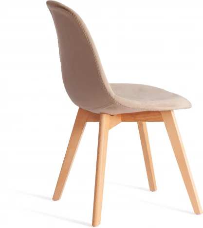 Стул CINDY SOFT (mod. C1021F1-1) / 2 шт. в упаковке Tetchair (Велюр,Дерево бук/Коричневый,Орех) арт.24552