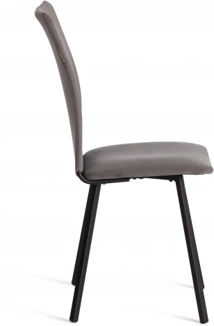 Стул обеденный La Rousse (Флок /Серый,Черный) Tetchair арт.24657