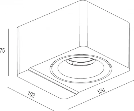 Накладной светильник Donolux Marta DL18620/01WW-R White (LED, 220V)