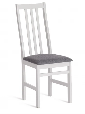 Стул SWEDEN Многослойная фанера, 41*40*99 см, white, ткань тёмно-серая (150) Tetchair 19823