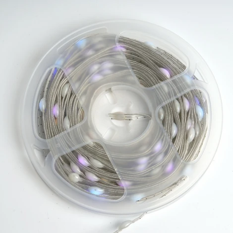 Гирлянда линейная Smart 10м USB + пульт ДУ RGB прозрачный шнур Feron CL593 51463