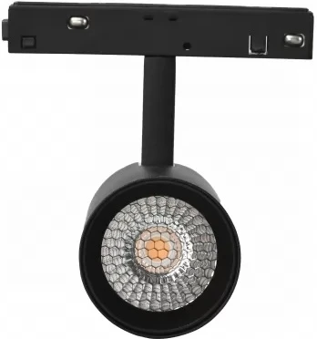 Трековый магнитный светильник 48V iLedex Vision48/22 4822-006-D55-18W-38DG-4000K-BK (круглые)