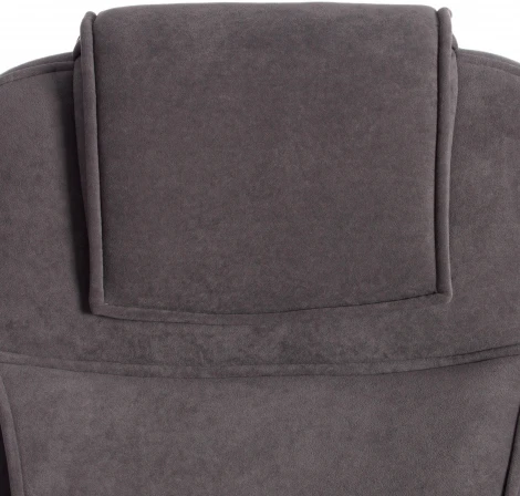 Кресло BERGAMO хром (22) флок , серый, 29 Tetchair 19374