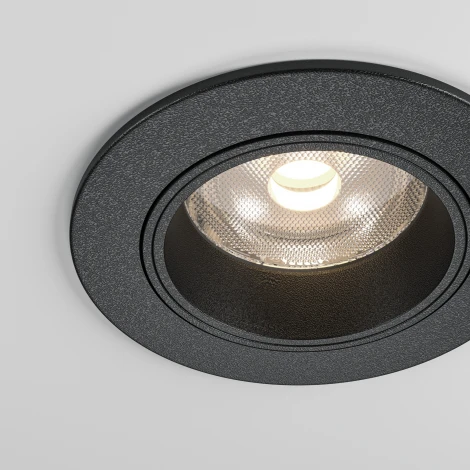 Встраиваемый светильник светодиодный Maytoni Focus Led DL125-L12-4K-B (220V, круглые)