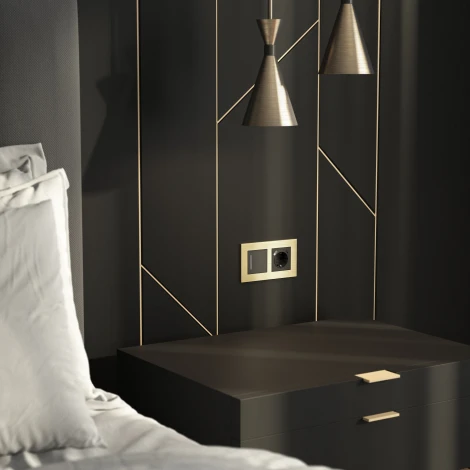 Рамка на 2 поста (шампань) Werkel W0023511 (a066334)