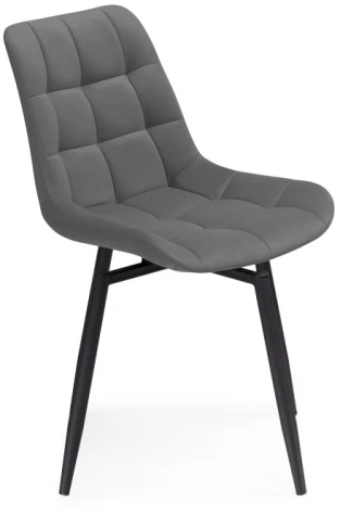 Стул Notta на металлокаркасе Челси К крутящийся темно-серый / черный 520599