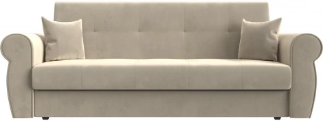 Диван-книжка Лига-019 (Бежевый/Микровельвет) Лига Диванов арт.118349