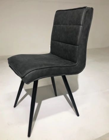 Обеденный стул M-City SYLVIE PK-36, темно-серый, микрофибра