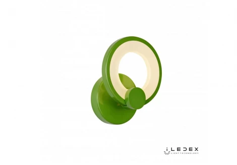 Настенный светильник iLedex Ring A001/1 Green (220V, кольцо)