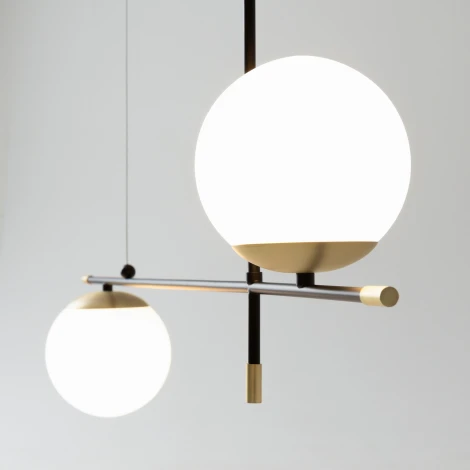 Подвесной светильник Maytoni Nostalgia MOD048PL-02G (220V, на тросе, шарики)