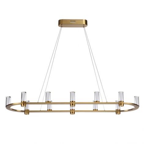 Подвесной светильник Odeon Light Defance 7144/65L античная бронза/акрил/металл IP20 LED 69W 3830Лм 3000K 180° 220V