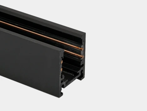 Шинопровод магнитный накладной низкопрофильный, черный, 2,5м 48V Lumker SY-LINK SY-LINK-20S1S-2.5-BL