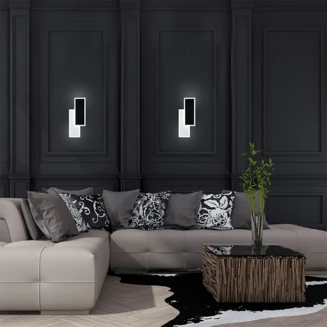 Настенный светильник Escada Tandem 10216/2 LED*46W Black/White 10216/2LED