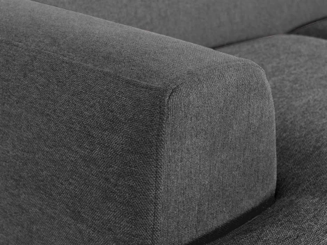 Диван Portofino 2-х местный ОГОГО (арт.753136), (Велюр/Серый)