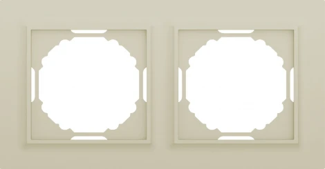 Рамка 2-я, Wave шампань Donel A07 DEW21251