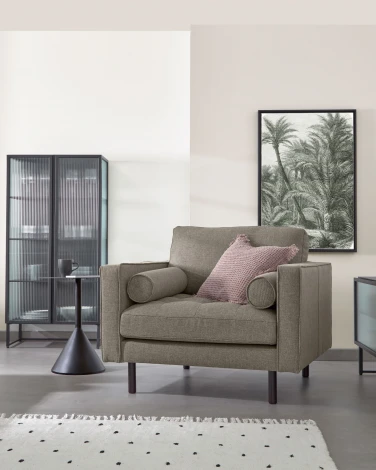 Журнальный стол La Forma (ex Julia Grup) Yinan (Черный/ Железо,Металл)