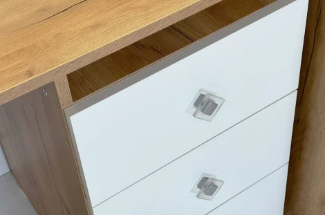 Форсаж Стол, цвет дуб крафт золотой/белый Mebelson (арт.MKF-05.2725)