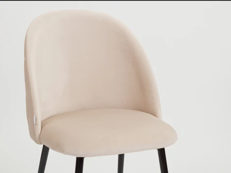 Стул MyFar Джозеф бежевый велюр MF1025-1