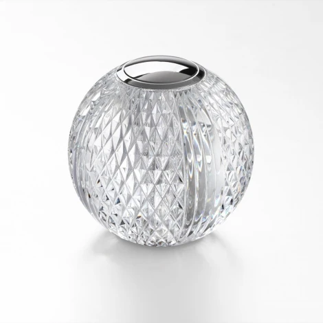 Настольная лампа Odeon Light Crystal 5007/2TL хром/металл/акрил LED 2W 4000K 200лм (регулировка яркости, 220V, диммер, сенсорный выключатель, шар)