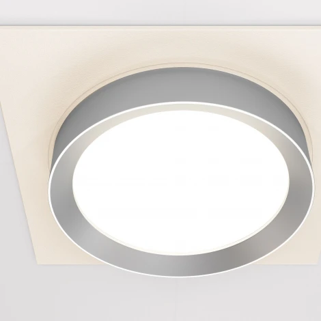 Встраиваемый светильник Hoop GX53 1x15Вт Maytoni Technical DL086-GX53-SQ-WS (220V, круглые)