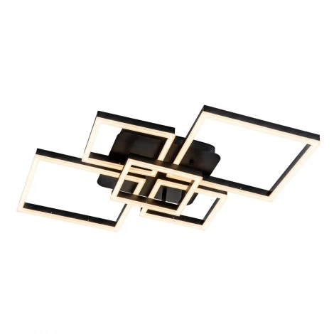 Потолочная люстра светодиодная на штанге с пультом с регулировкой цветовой температуры и яркости LED4U L11040-5 BK