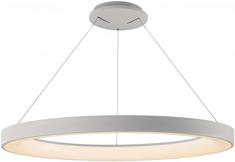 Подвесной светильник Mantra Niseko 8569 (регулировка яркости, LED, 220V, пульт управления, на тросе, кольцо)