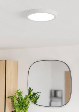 Настенно-потолочный светильник с регулировкой цветовой температуры Eglo Fueva 6 901333 11,5W(LED) 2700K, 4000K, 6500K, пластик, белый, белый