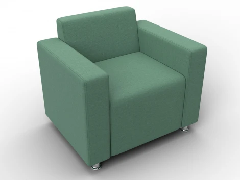 Кресло Лига-093 ВН (ДСП,Брус,Фанера,Рогожка/Зеленый) Лига Диванов 134971