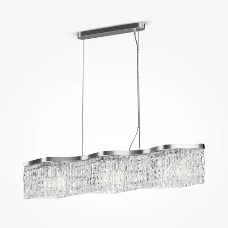 Подвесной светильник Maytoni Dune DIA005PL-06CH (220V, хрусталь, на тросе)