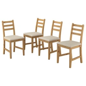 LERHAMN ЛЕРХАМН Стул, светлая морилка антик/Виттарид бежевый