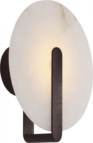 Настенный светильник ST Luce Montre SL1195.401.01 черный/алебастр LED 1*5W 3000K (220V, круглые)