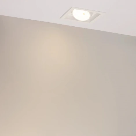 Встраиваемый светильник светодиодный MS-VORTEX-BUILT-S140x140-30W Warm3000 (WH-WH, 30 deg, 230V) (Arlight, IP20 Металл) 057922