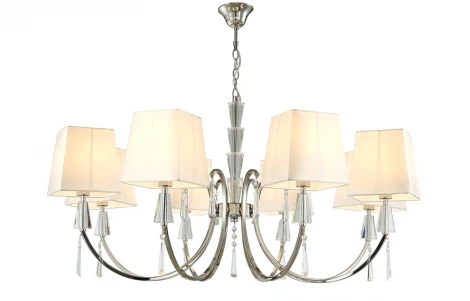 Подвесная люстра Crystal Lux Marsela SP-PL8 NICKEL